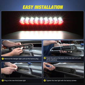 Nilight installed on Dodge Ram cab demonstrating easy fit and visibility