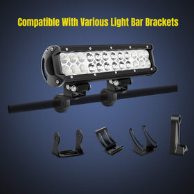 Nilight mounted on roll bar in outdoor setting for easy no-drill mounting benefit
