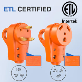 Nilight installed on RV shore inlet demonstrating correct external mounting benefit