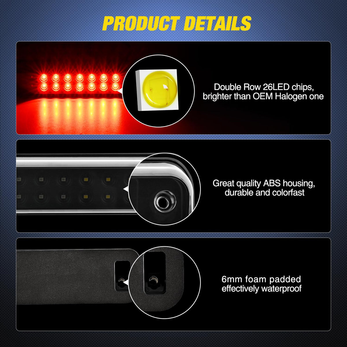 Nilight mounted on a truck tailgate, Nilight improves signaling to drivers