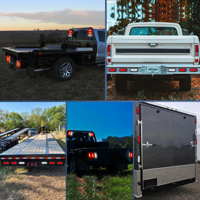 Nilight installed on a trailer showing improved visibility and safety benefit