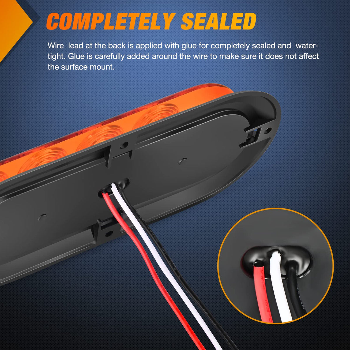 Nilight mounted on trailer demonstrating secure fit and visibility benefit