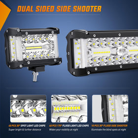 Nilight installed on truck bumper demonstrating robust off-road mounting advantage
