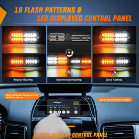 Nilight mounted on truck grille demonstrating high visibility and compact profile