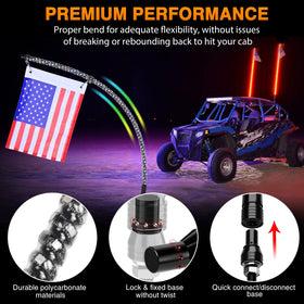 Nilight mounted on UTV side view at dusk, improves vehicle nighttime visibility