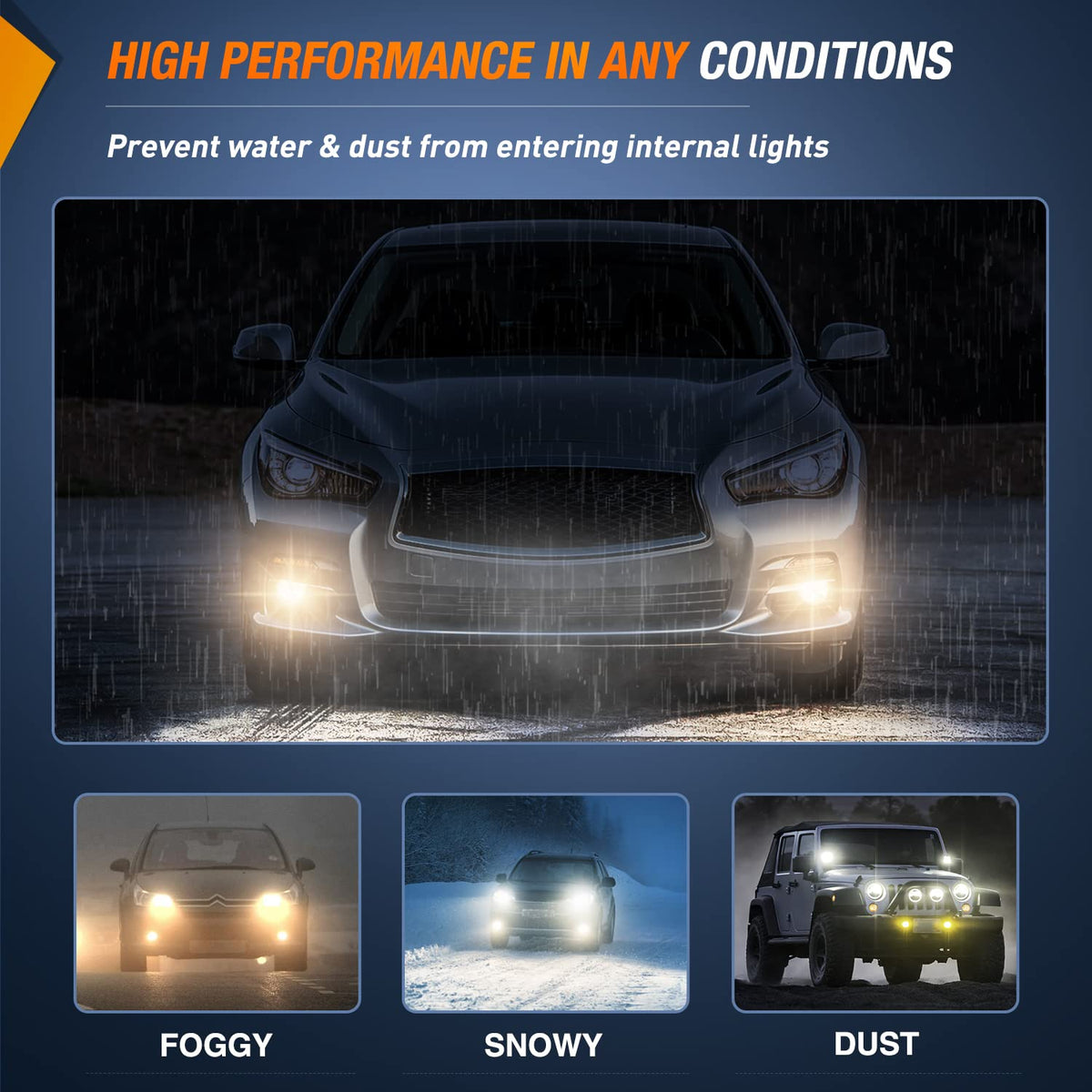 Nilight mounted on vehicle front demonstrating restored fog illumination