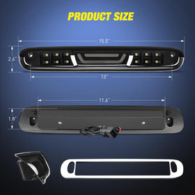 Nilight illuminated at night demonstrating clearer brake signaling