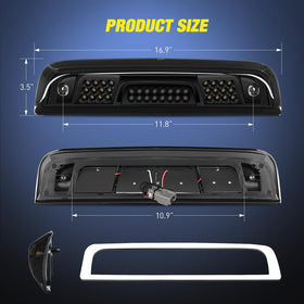 Nilight nighttime illuminated on truck showing increased rear visibility benefit