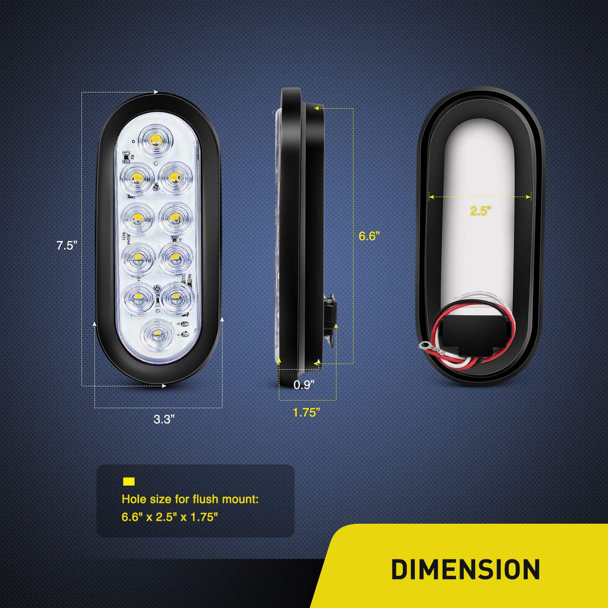 Nilight close-up of lens texture and SMD LEDs highlighting brightness and clarity