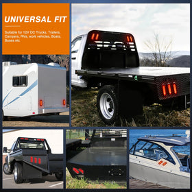 Nilight installed on trailer demonstrating clear brake and tail signals