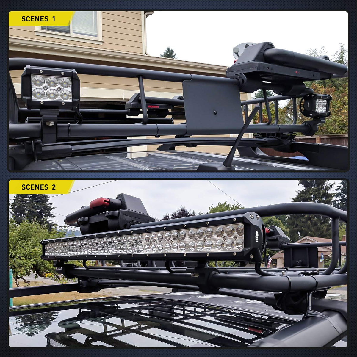 Nilight pack of four with bolts demonstrating complete kit convenience
