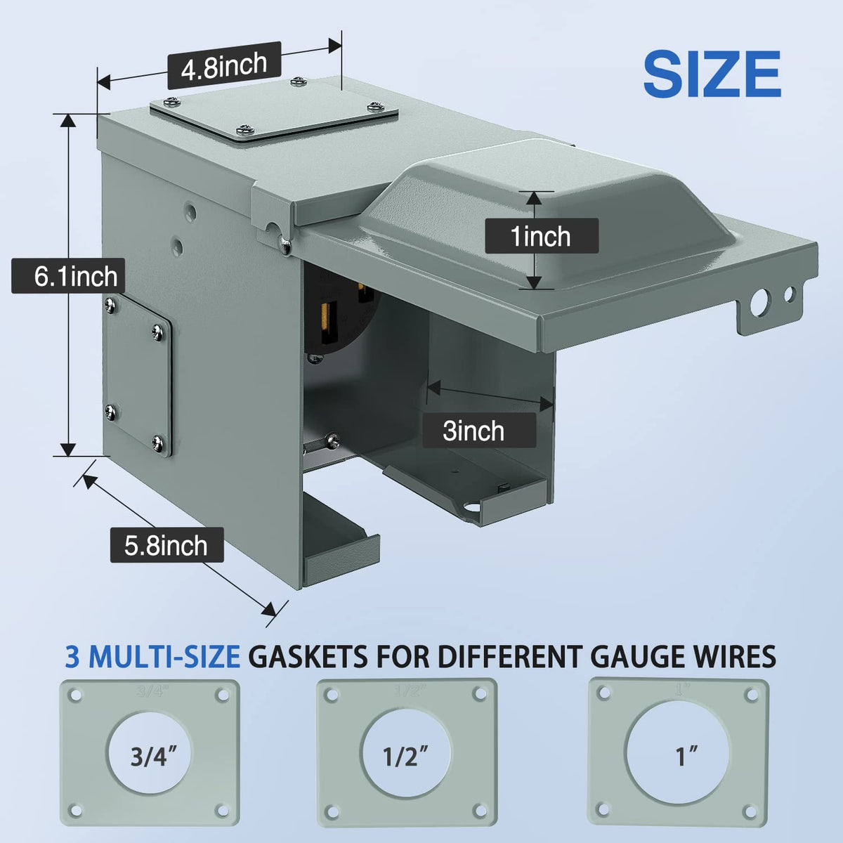 Nilight package contents laid out including gaskets and installation guide
