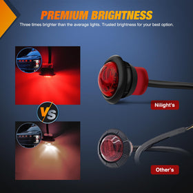Nilight packaged 10-piece set showing wires and upgraded metal connectors