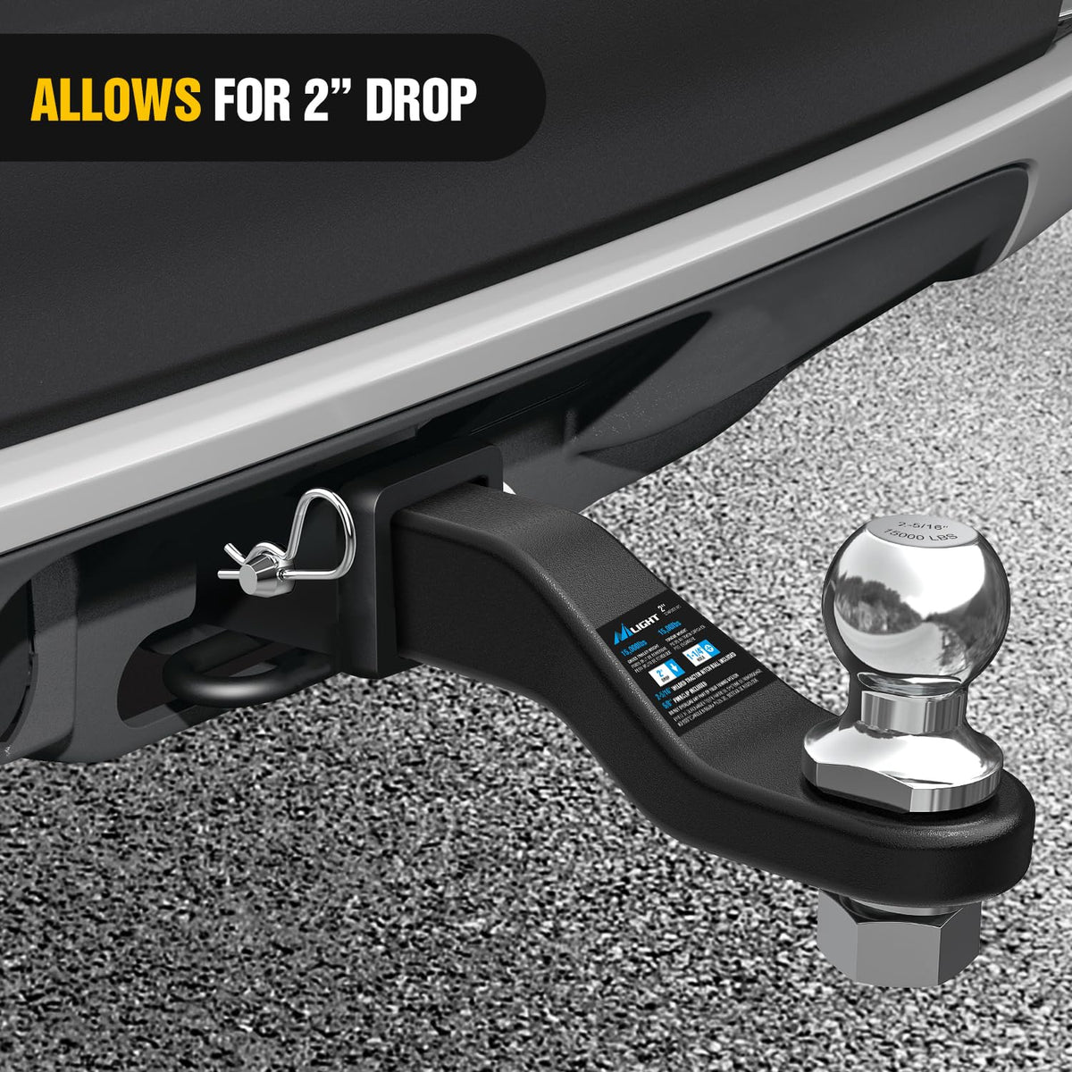 Nilight packaging and accessories included showing pin, clip and ready-to-install