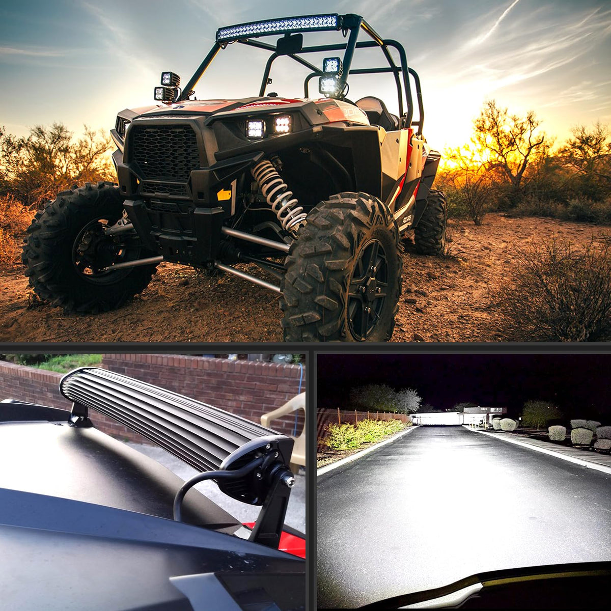Nilight packaging with mounting brackets included for straightforward installation and secure mount