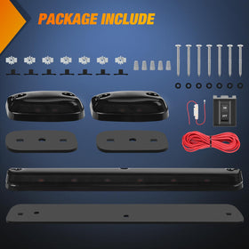 Nilight packaging and contents showing included clips and fuse