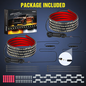 Nilight packaging with mounts and screws for secure installation benefit