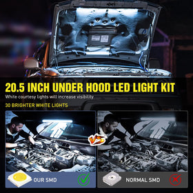 Nilight product packaging with user manual and accessories showing included kit components