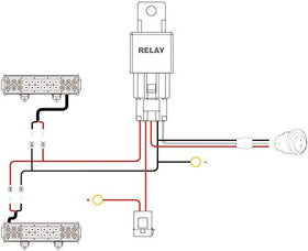 Nilight boxed package with light bar harness and mounting hardware