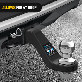 Nilight packaged ball mount with pin and clip showing included hardware benefit