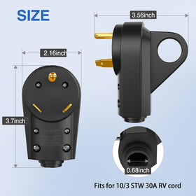 Nilight plug next to hand showing scale and easy-to-grip design