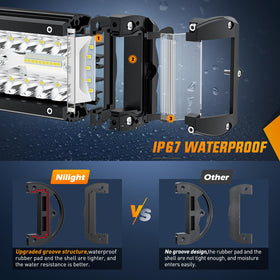 Nilight pods in hand showing compact size and easy-install benefit