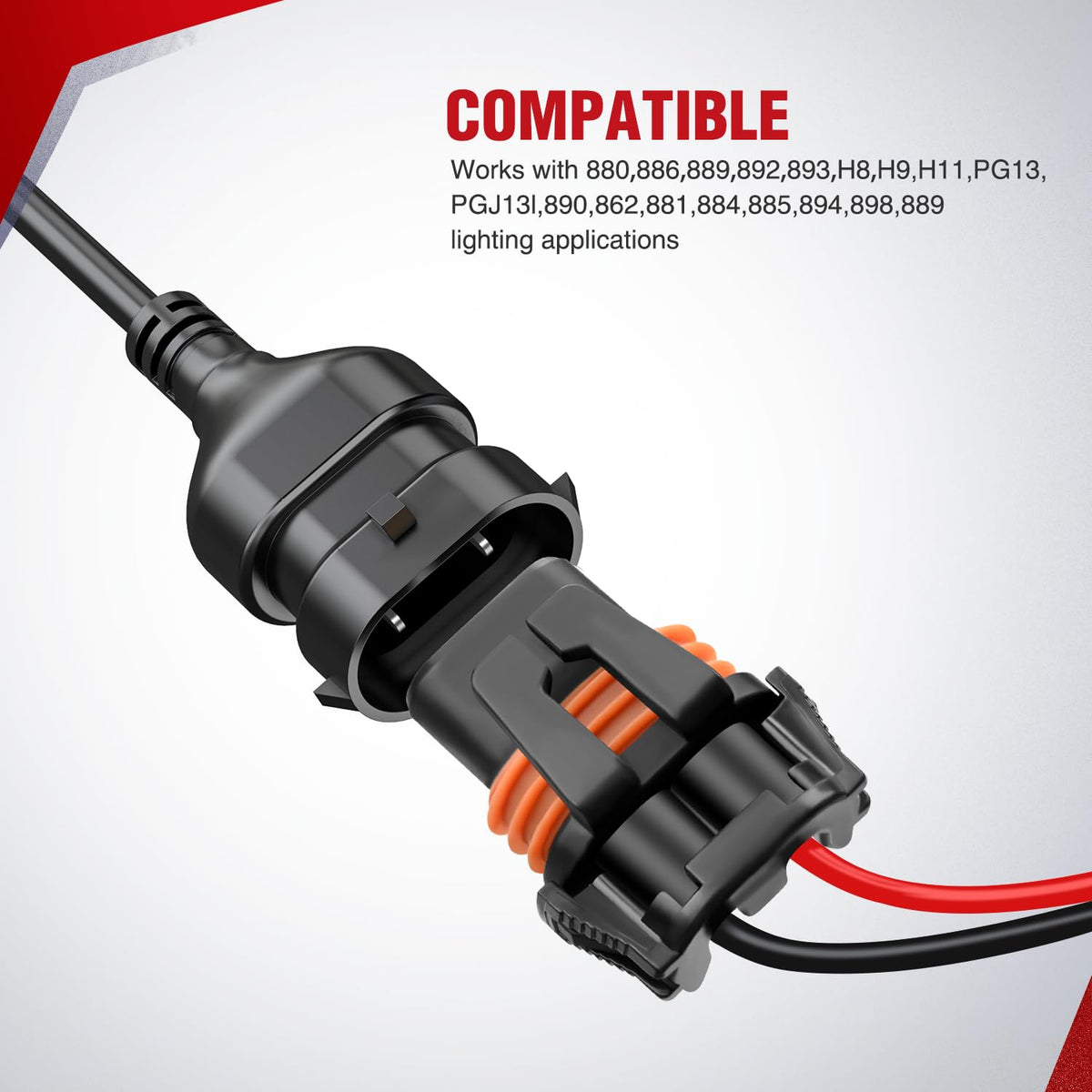 Nilight power relay and blade fuse assembly protecting vehicle circuits