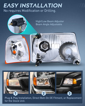 Nilight headlight held in hands to show scale and easy handling for DIY installers