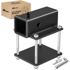 Nilight receiver front view showing 2" opening and secure fit benefit