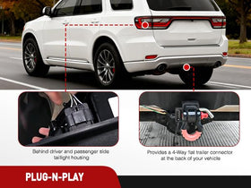 Nilight rubber dust cover on connector protecting from moisture and dirt