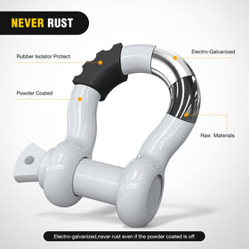 Nilight rubber shackle isolator detail reducing rattle and protecting paint