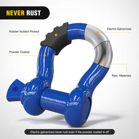 Nilight rubber isolator and washer assembly reducing rattle and protecting paint benefit