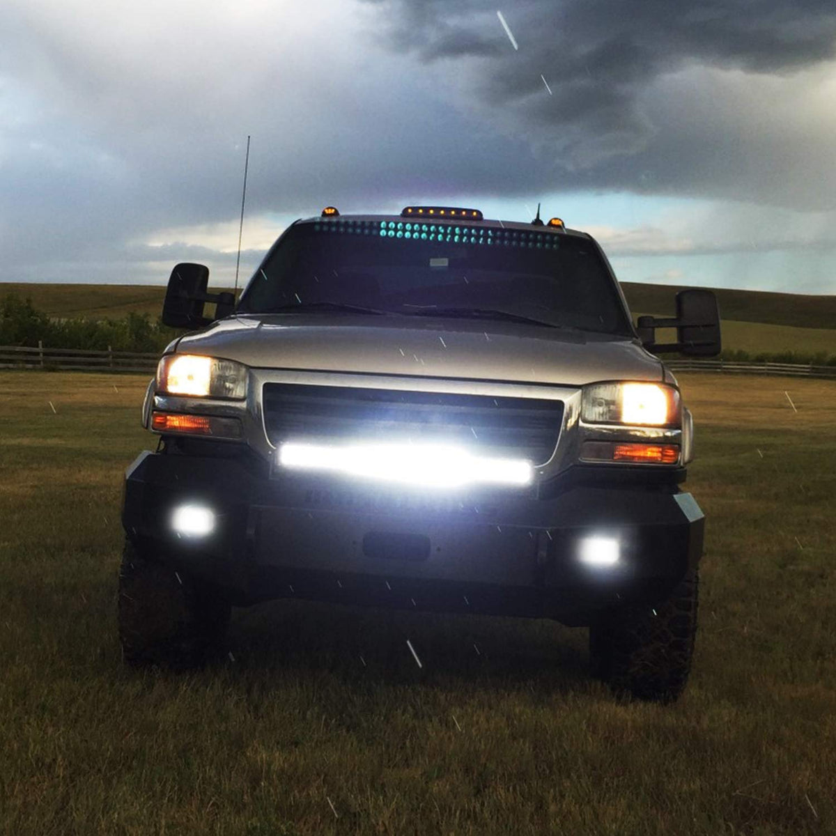 Nilight light bar held in hand showing size for accurate fitment benefit