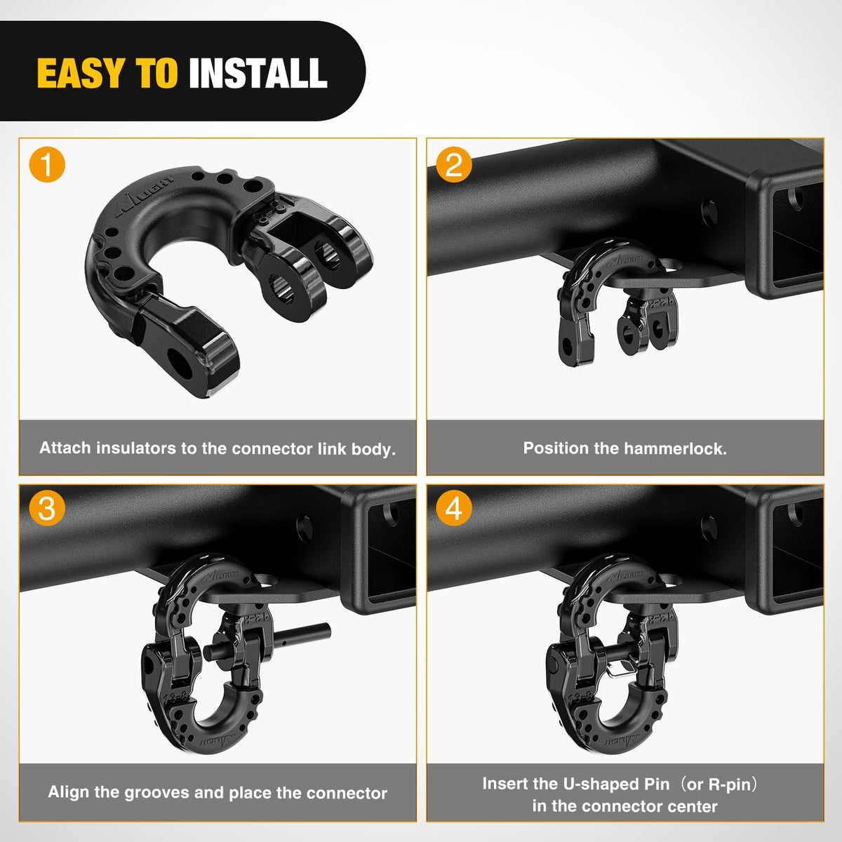 Nilight connector in hand illustrating compact size and ease of use
