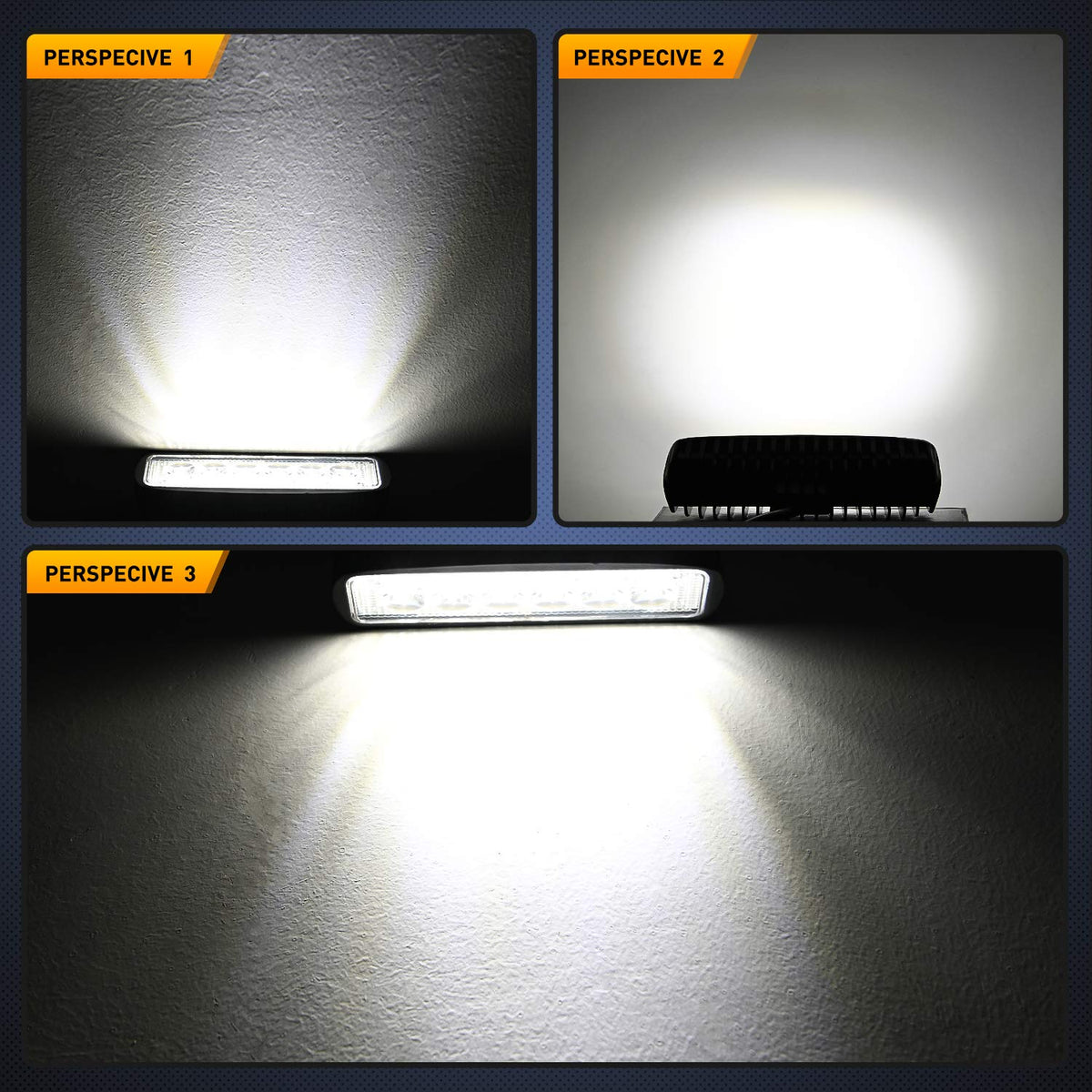 Nilight next to ruler showing compact 6-inch size for easy mounting