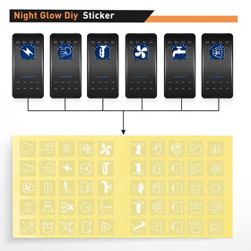 Nilight next to ruler showing compact 5x2.75 inch size for space-saving installs