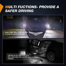 Nilight next to ruler showing size for easy verification and correct OEM fitment