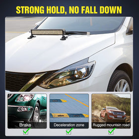 Nilight mount beside ruler displaying compact size and fit options