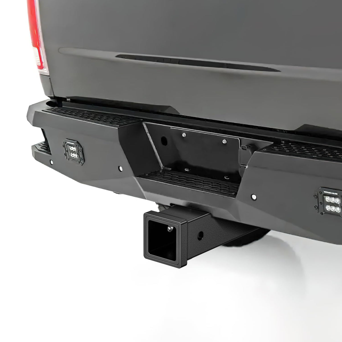 Nilight comparison with ball mount showing compatible 2.5 inch shank fit