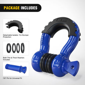 Nilight detailed view of 7/8 inch screw pin threads for secure, easy tightening benefit