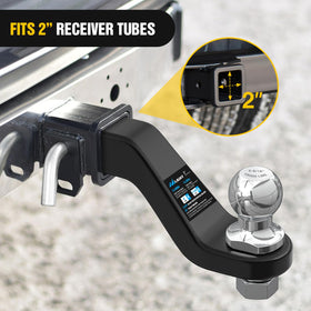 Nilight shank and included 5/8-inch pin close-up showing secure installation benefit