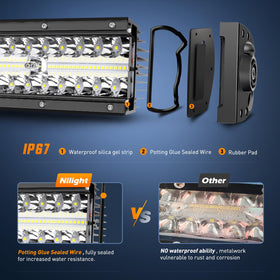 Nilight side profile highlighting die-cast aluminum housing for rugged durability
