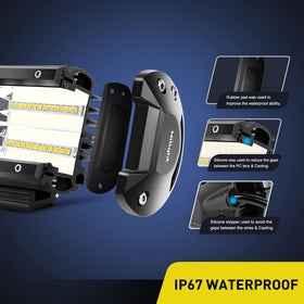Nilight side profile with cooling fins for long-lasting thermal performance