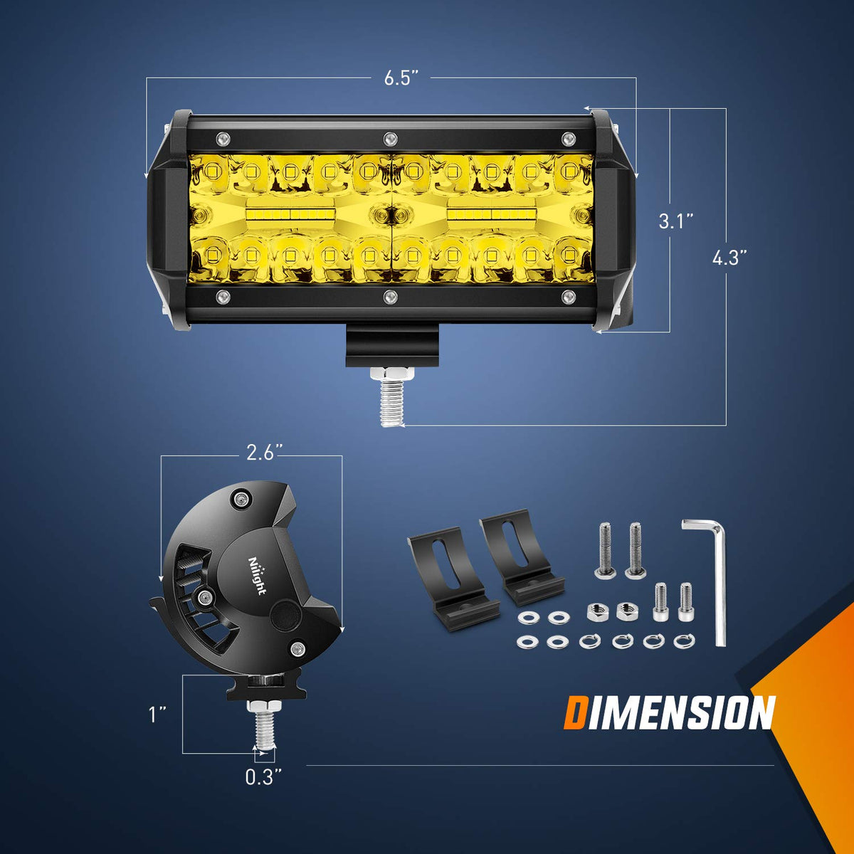 Nilight side profile highlighting compact housing and rugged build benefit