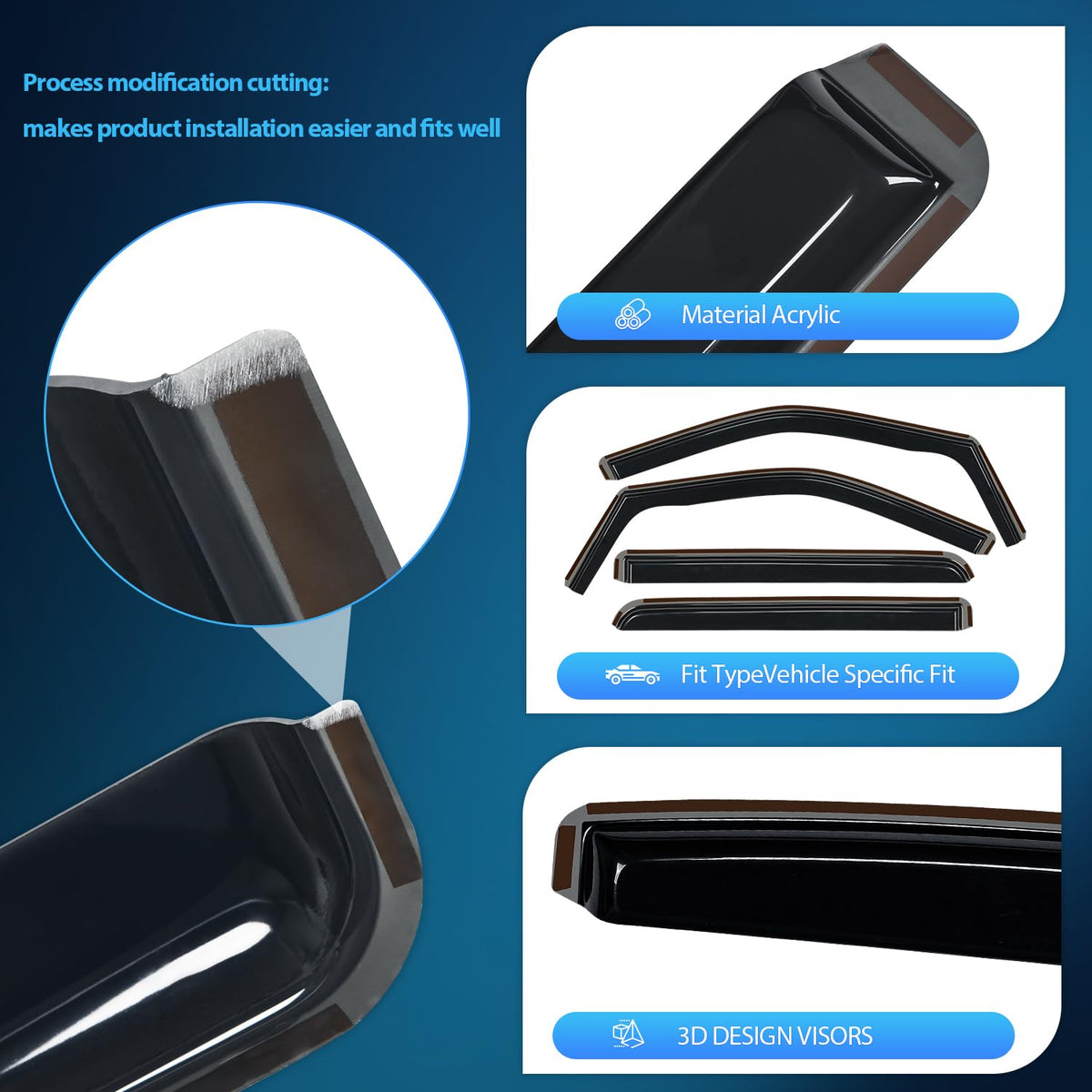 Nilight side profile in-channel placement for secure fit and reduced wind noise