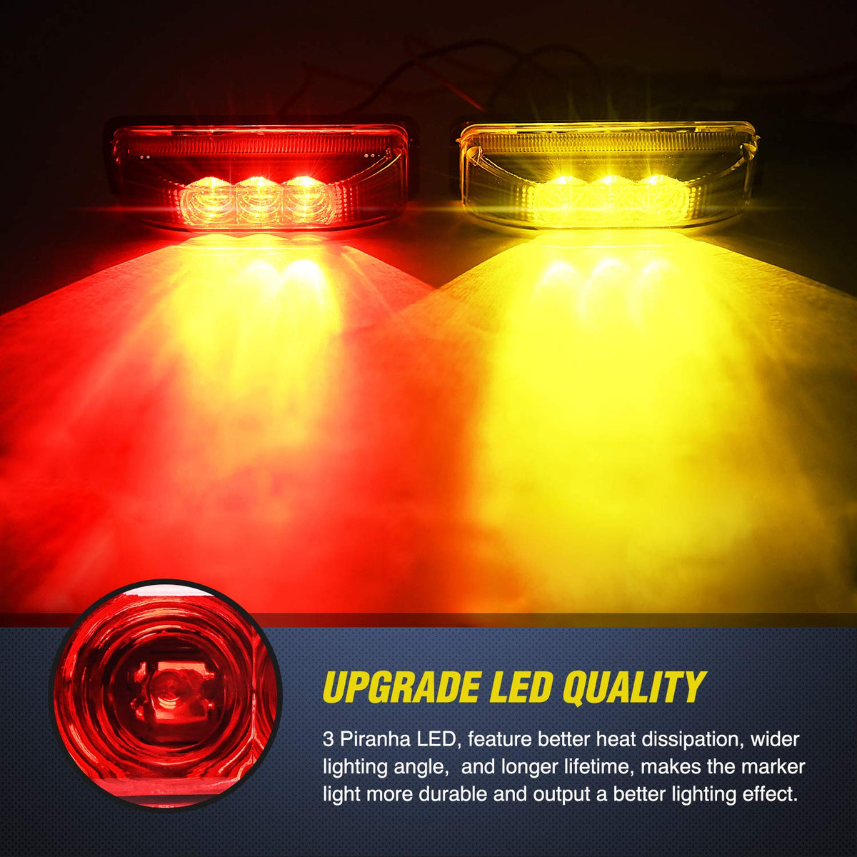 Nilight side profile mounted on trailer improving visibility and safety