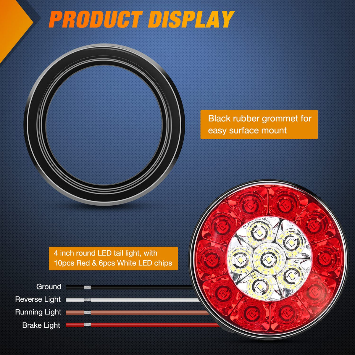 Nilight side profile highlighting 360° rubber edge for impact and moisture protection
