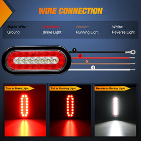 Nilight side profile highlighting 360° rubber edge seal for weather protection