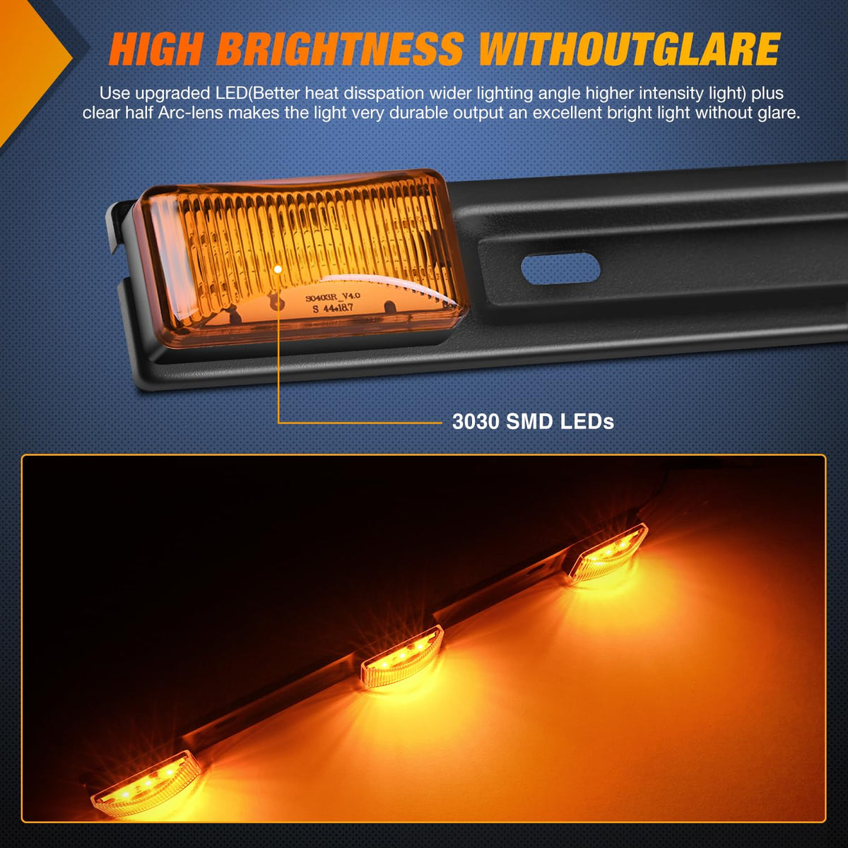 Nilight sealed housing side profile demonstrating waterproof protection