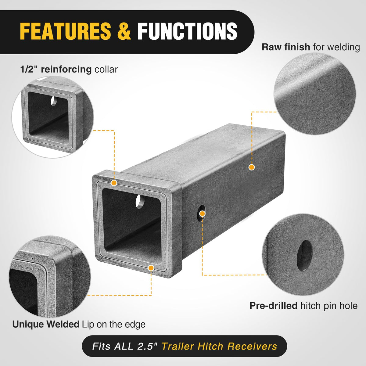Nilight side profile showing the full 10-inch length for correct fit and clearance